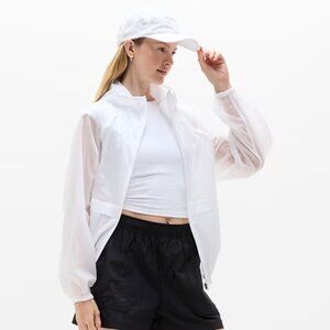 Athleta Skyline Jacket- Bright White- Size XXS- BNWT